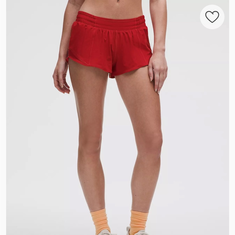 Red Lululemon Shorts